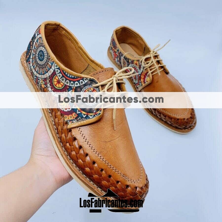 zj00637 Huarache mexicano zapato artesanal mayoreo fabrica 