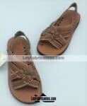 zj00547 Huarache artesanal piso infantil mayoreo fabricante calzado zapatos proveedor sandalias taller maquilador