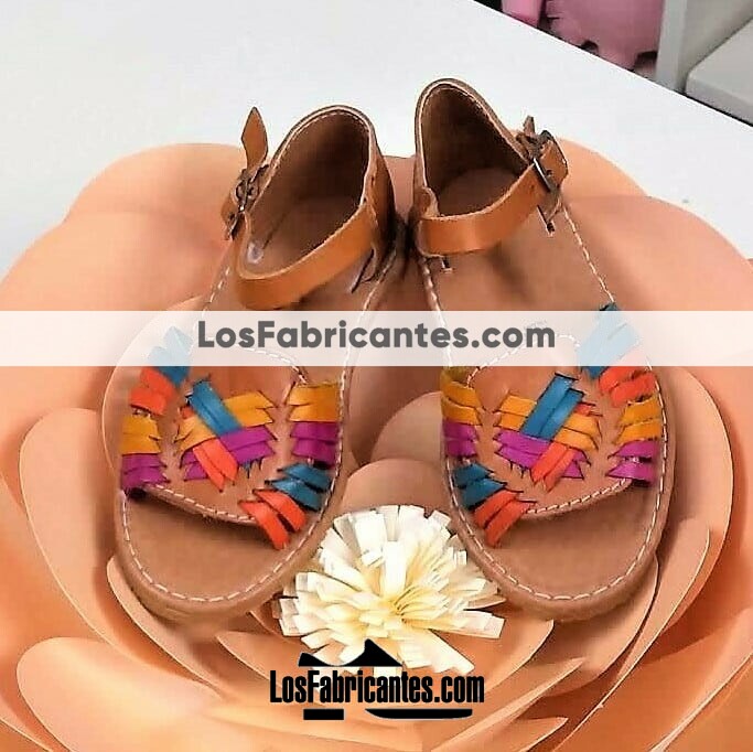 zs00002 Huarache artesanal piso bebe mayoreo fabricante calzado zapatos proveedor sandalias taller maquilador (2)