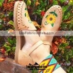 zs00316 Huarache artesanal piso mujer mayoreo fabricante calzado zapatos proveedor sandalias taller maquilador