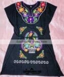 rj0078 Vestido artesanal bordado mujer mayoreo fabricante proveedor taller maquilador (1)