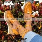 zj00518 Huarache artesanal plataforma mujer mayoreo fabricante calzado zapatos proveedor sandalias taller maquilador