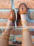 zs00309 Huarache artesanal piso infantil mayoreo fabricante calzado zapatos proveedor sandalias taller maquilador