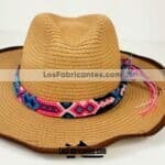 aj00039 Toquilla cinta tejida a mano para sombrero de hilo artesanal colores al azar medida 2×69 cm mayoreo fabricante proveedor taller maquilador (1)