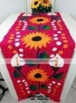 rj00283 Camino de mesa o cama artesanal bordado a mano en telar de cintura con medida de 165 cm mayoreo fabricante proveedor taller maquilador (1)