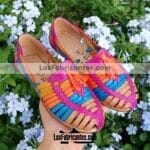 zj00308 Huarache artesanal piso bebe mayoreo fabricante calzado zapatos proveedor sandalias taller maquilador