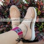 zs00755 Huarache artesanal piso mujer mayoreo fabricante calzado zapatos proveedor sandalias taller maquilador