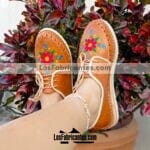 zj00770 Huarache artesanal piso mujer mayoreo fabricante calzado zapatos proveedor sandalias taller maquilador (2)
