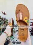 zj00790 Huarache artesanal piso mujer mayoreo fabricante calzado zapatos proveedor sandalias taller maquilador