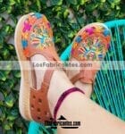 zs00780 Huarache artesanal plataforma mujer mayoreo fabricante calzado zapatos proveedor sandalias taller maquilador (1)