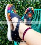 zs00781 Huarache artesanal piso mujer mayoreo fabricante calzado zapatos proveedor sandalias taller maquilador (2)