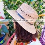 aj00140 Sombrero de palma con estoquillamayoreo fabricante proveedor taller maquilador (1)