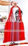 bj00125 Bolsa artesanal tejida color rojomayoreo fabricante proveedor taller maquilador (1)