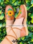 zj00828 Huaraches artesanales de piso mujer mayoreo fabricante calzado zapatos proveedor sandalias taller maquilador