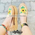 zs00786 Huaraches artesanales de plataforma mujer mayoreo fabricante calzado zapatos proveedor sandalias taller maquilador