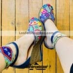 zs00794 Huaraches artesanales de plataforma mujer mayoreo fabricante calzado zapatos proveedor sandalias taller maquilador