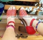 zs00797 Huaraches artesanales de plataforma mujer mayoreo fabricante calzado zapatos proveedor sandalias taller maquilador