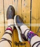 zs00808 Huaraches artesanales de piso mujer mayoreo fabricante calzado zapatos proveedor sandalias taller maquilador
