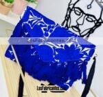 bj00142 Bolsa cartera artesanal bordada de pompones color azulmayoreo fabricante proveedor taller maquilador (1)