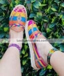 zj00827 Huarache artesanal piso mujer mayoreo fabricante calzado zapatos proveedor sandalias taller maquilador (1)