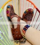 zs00835 Huaraches artesanales de piso mujer mayoreo fabricante calzado zapatos proveedor sandalias taller maquilador
