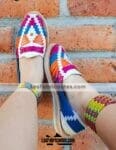 zs00861 Huarache artesanal piso mujer mayoreo fabricante calzado zapatos proveedor sandalias taller maquilador