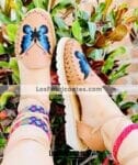 zj00870 Huaraches artesanales color nuez tipo alpargata con bordado de mariposa suela napo de piso mujer mayoreo fabricante calzado zapatos proveedor sandalias taller maquilador (1)