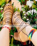zs00931 Huaraches artesanales color tan con laser diseño de flores altura de tacon 5cm aprox de plataforma mujer mayoreo fabricante calzado zapatos proveedor sandalias taller maquilador (1)