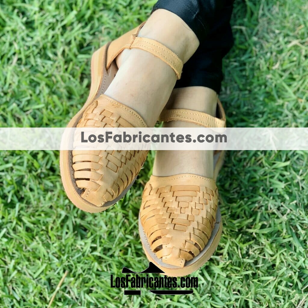 zj00960Huaraches Artesanales Piso Para MujerTanTejido mayoreo fabricante calzado zapatos proveedor sandalias taller maquilador(3)