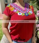 rj00984 Blusa Unitalla Cuello Borado con Flores Multicolores fabricante taller maquilador (1)