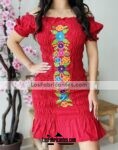 rj01050 Vestido Ligado Flores Bordadas Corte Sirena Manta fabricante taller maquilador (3)