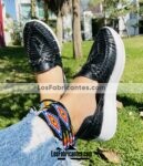zs01057 Huaraches Artesanales Con Plataforma Negro Tejido mayoreo fabricante calzado (3)